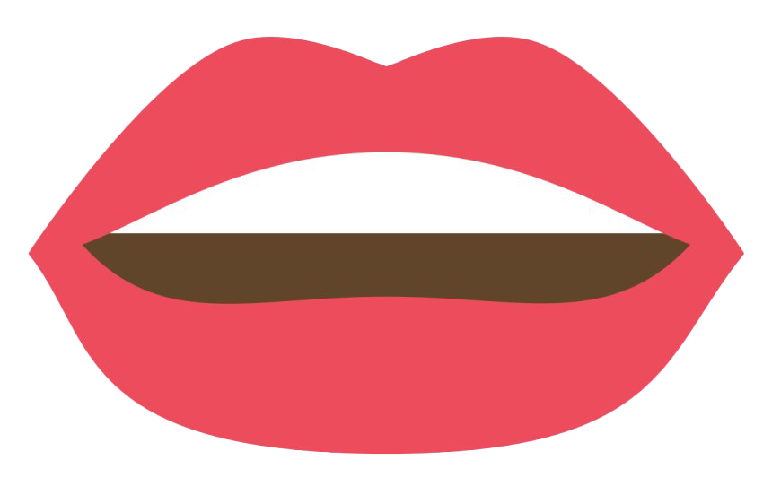 Lips Emoji PNG Transparent Image