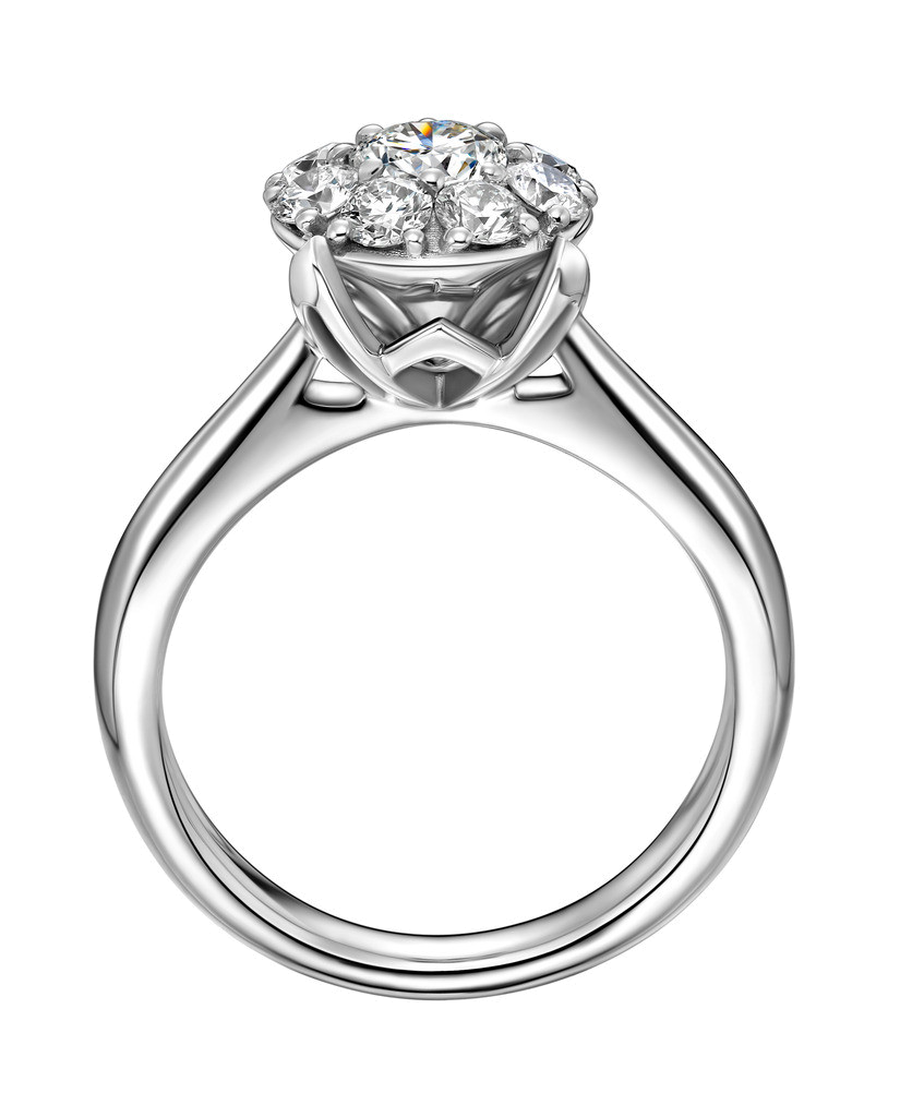 Love Diamond Ring Free PNG Image