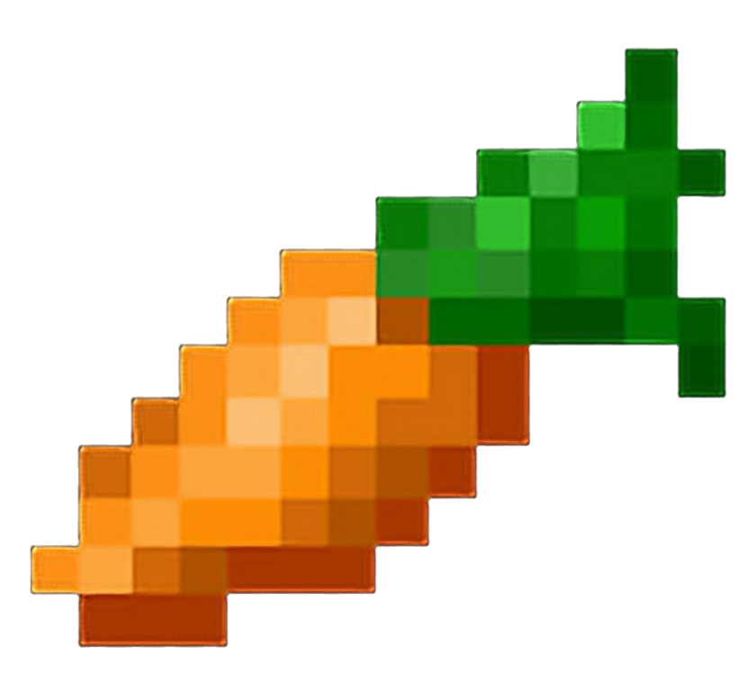 Minecraft Carrot PNG Image Background