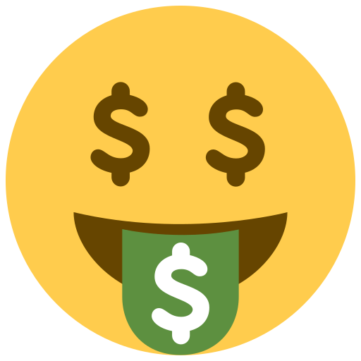 Money Emoji PNG Background Image