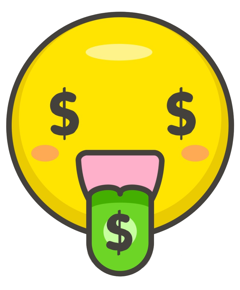 Money Emoji Transparent Background PNG