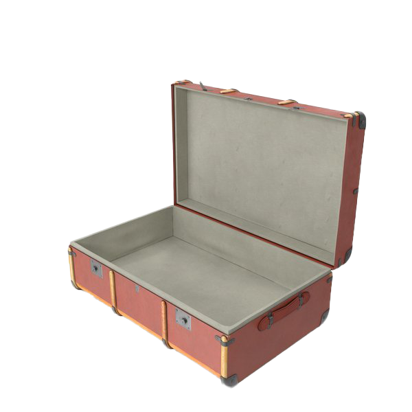 Open Suitcase Free PNG Image