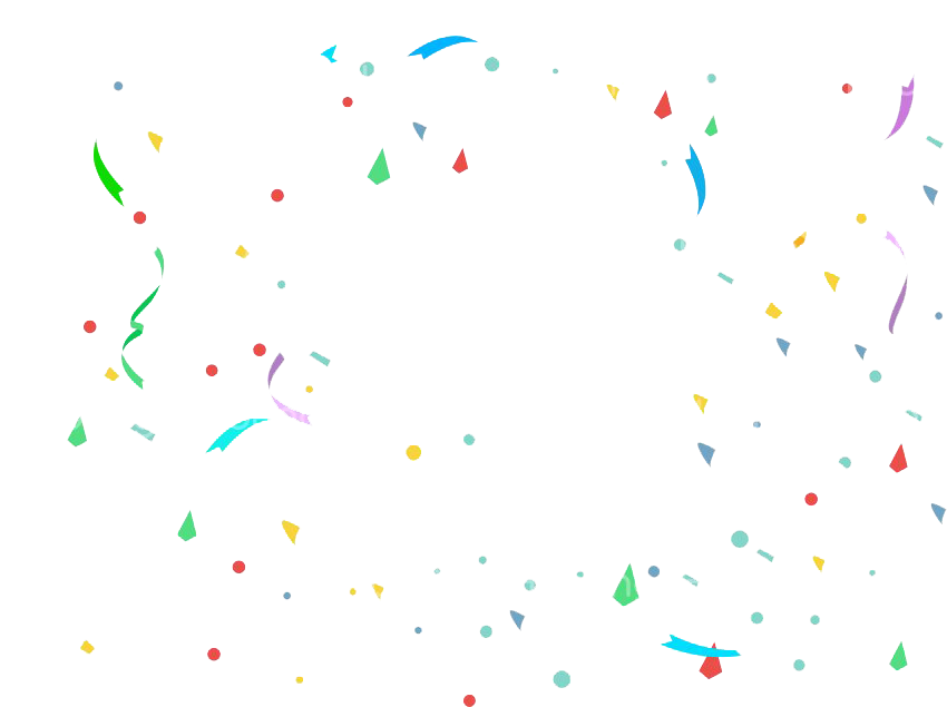 Party Confetti Free PNG Image