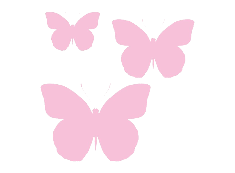 Розовая бабочка PNG изображения фон