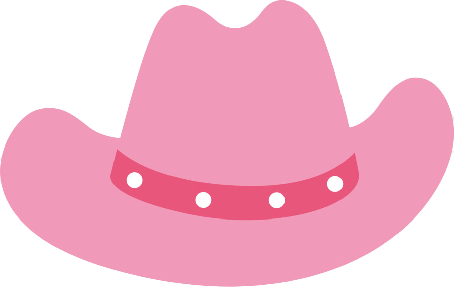 قبعة رعاة البقر الوردي تحميل PNG صورة