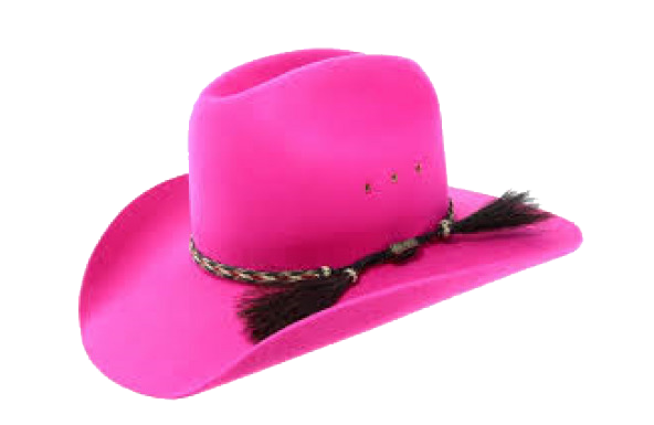 قبعة رعاة البقر الوردي تحميل صورة PNG شفافة