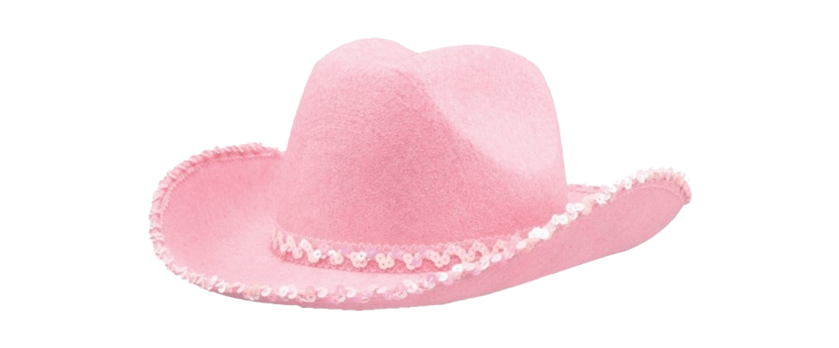 Download gratuito del cappello da cowboy rosa