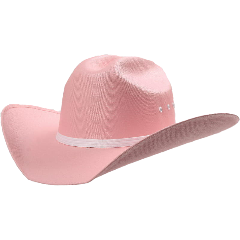 Topi koboi merah muda PNG Gambar Transparan
