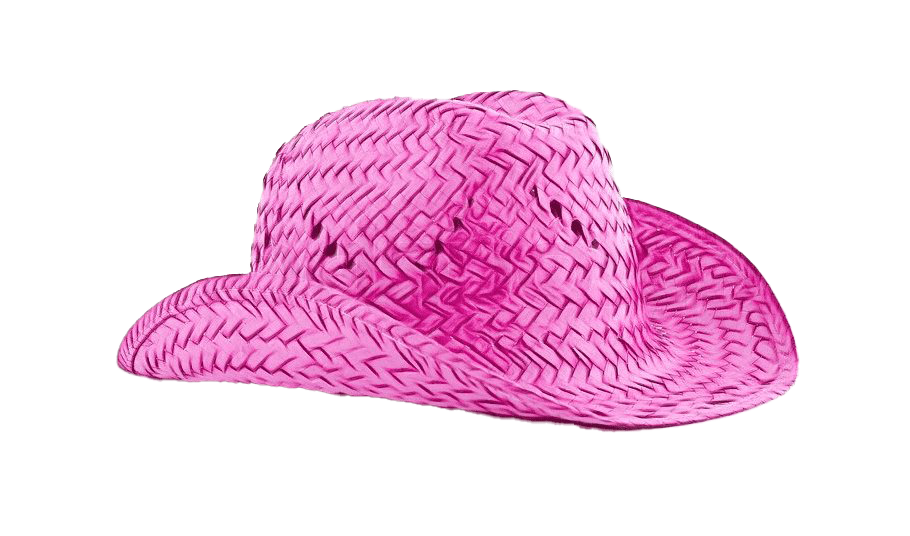 Pink Cowboy Hat Transparent Background PNG