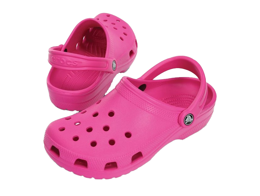 Pink Crocs PNG Transparent Image