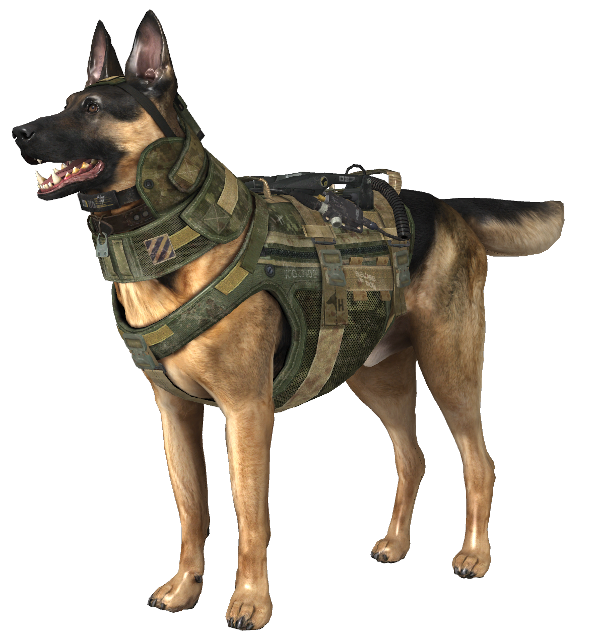 Police German Shepherd Dog PNG Image Transparent Background