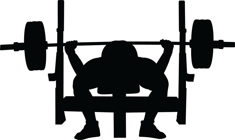 Powerlifting Silhouette PNG High-Quality Image