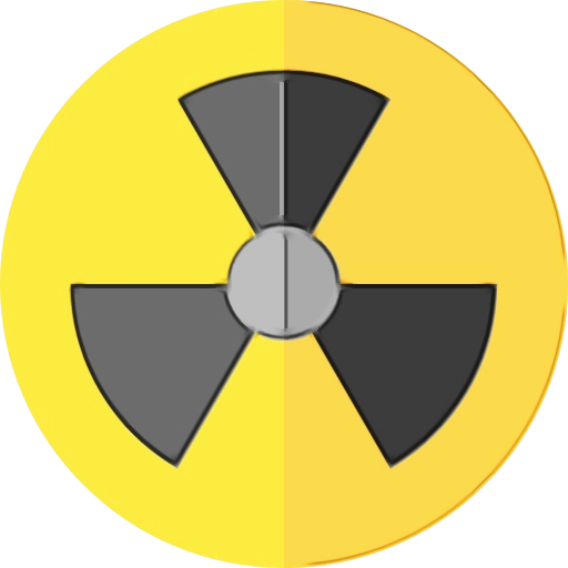 Immagini trasparenti radiazioni radioattive