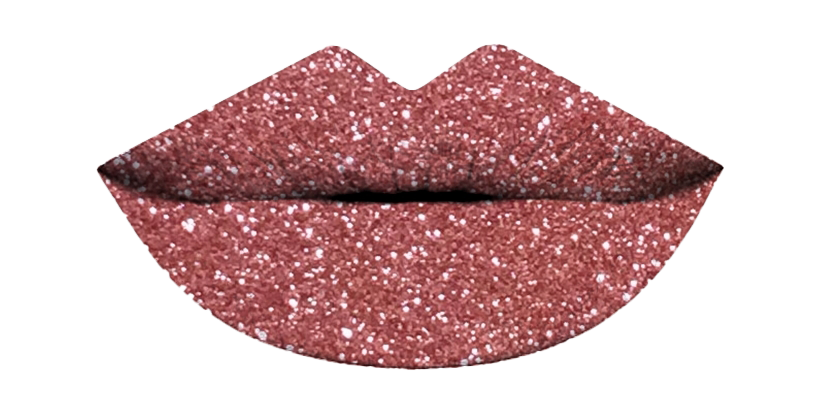 Red Glitter Lips PNG Image Background