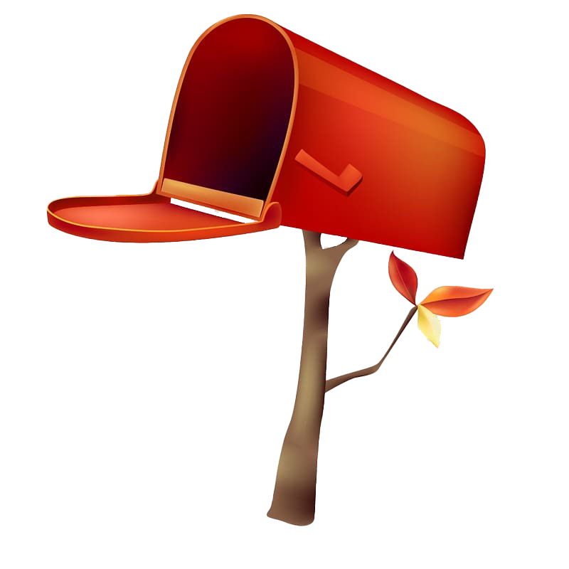 Red Mailbox PNG High-Quality Image