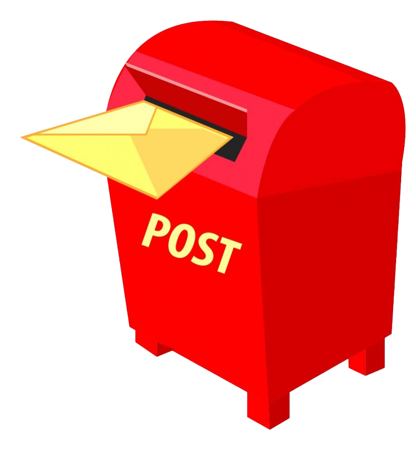 Rode mailbox PNG Foto