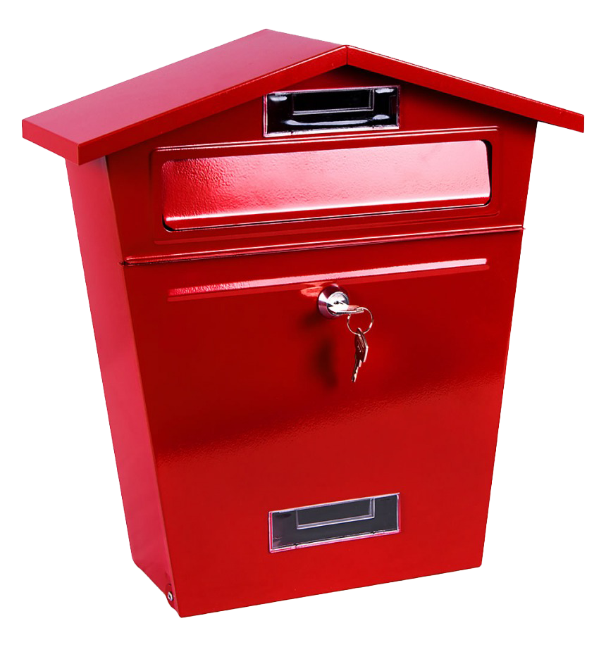 Red Mailbox PNG Transparant Beeld