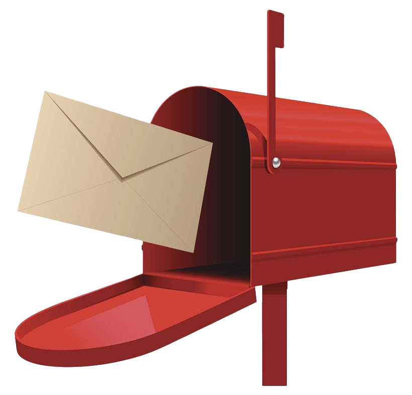 Red Mailbox Transparante Afbeelding