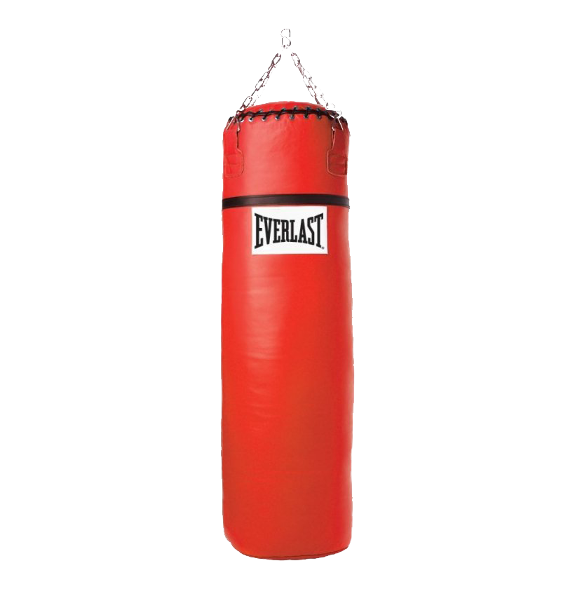 Red Punching Bag PNG Transparent Image