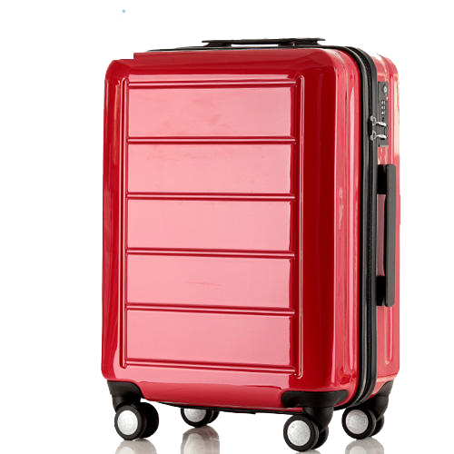 Rode koffer Gratis PNG-Afbeelding