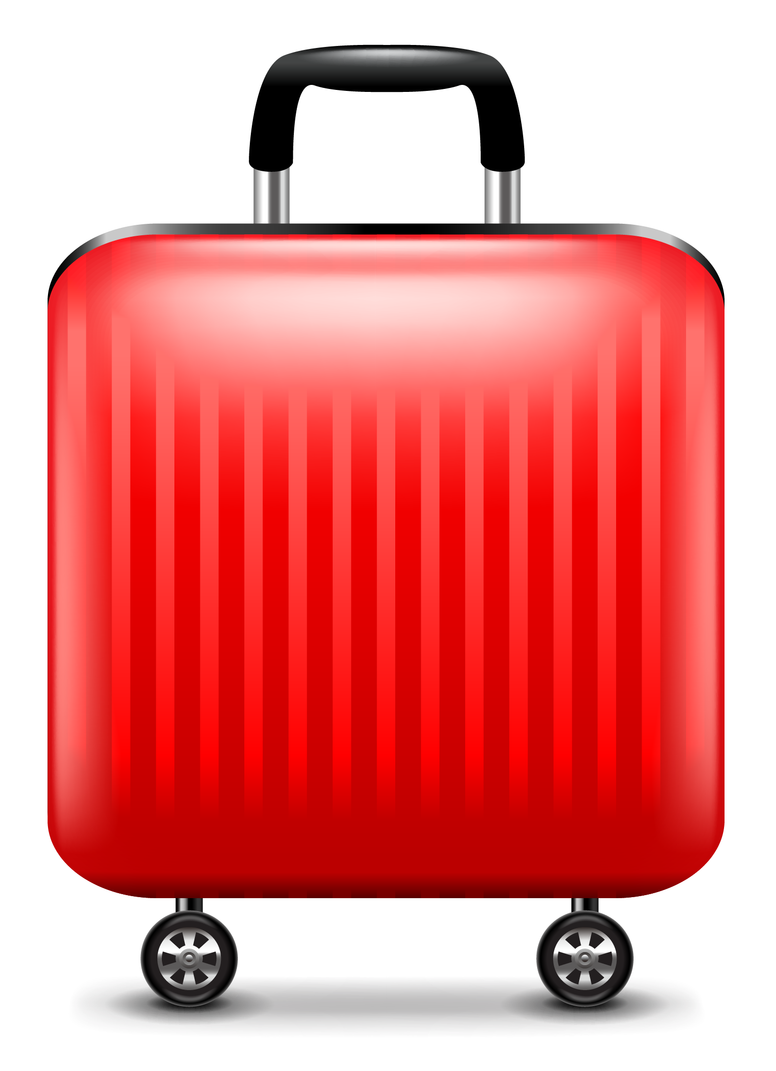 Red Suitcase PNG Photo