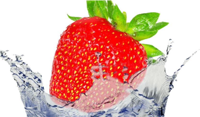 Splash Strawberry PNG Unduh Gratis