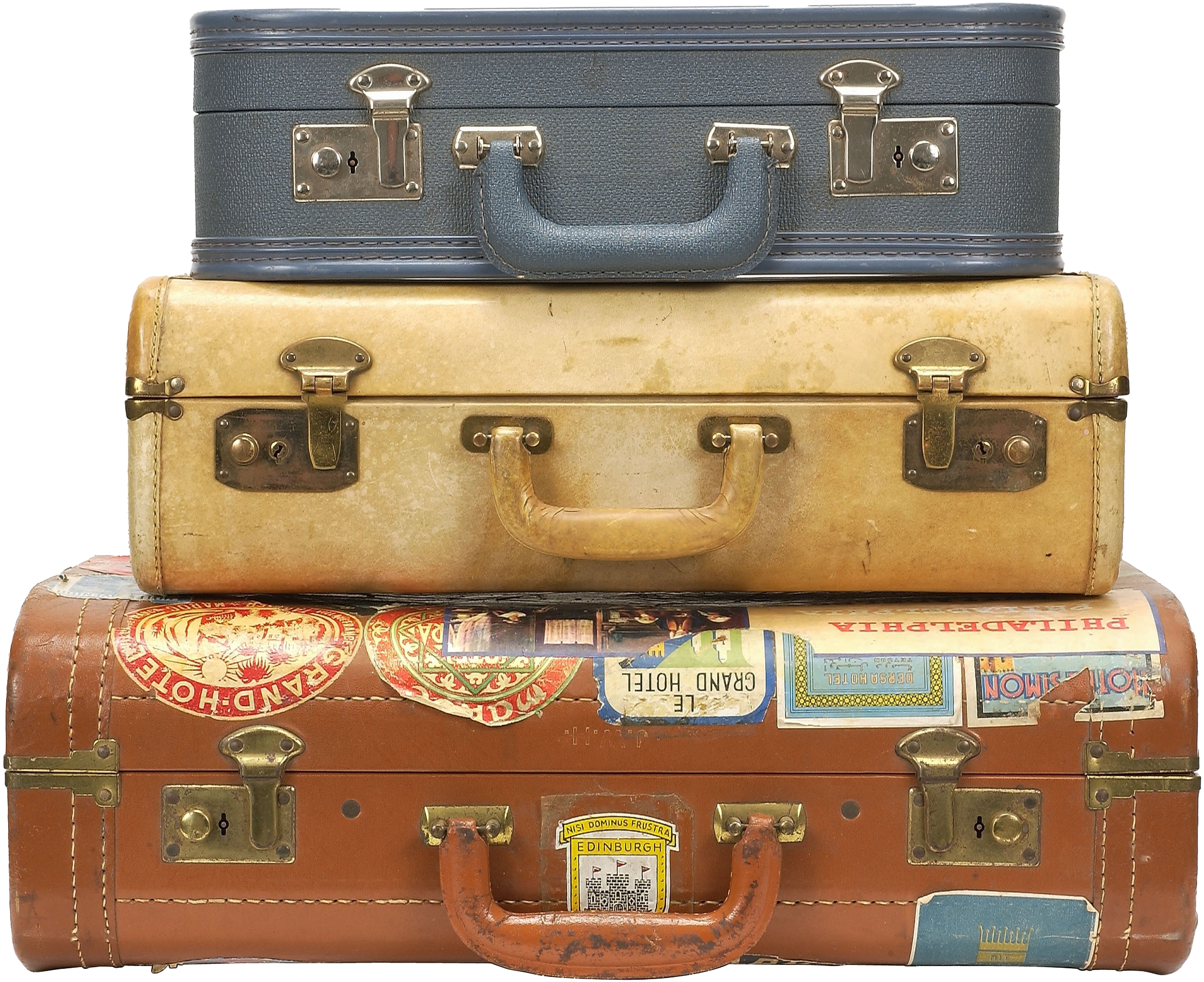 Stacked Suitcase Download Transparent PNG Image