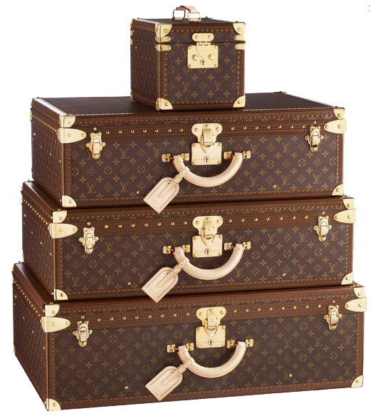 Stacked Suitcase PNG Transparent Image