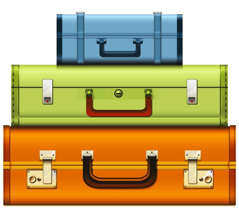 Stacked Suitcase Transparent Image