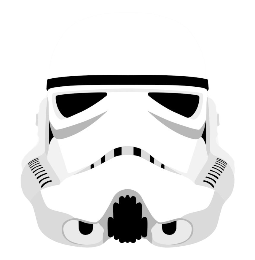 Imagem transparente do capacete de Stormtrooper PNG