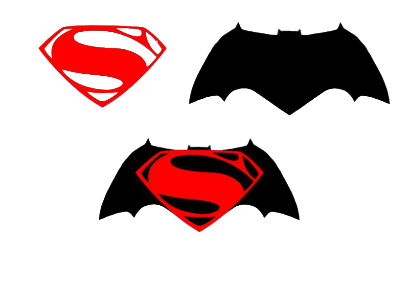 Superman logo PNG achtergrondafbeelding