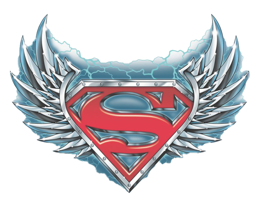 Fondo de imagen de superman logo PNG