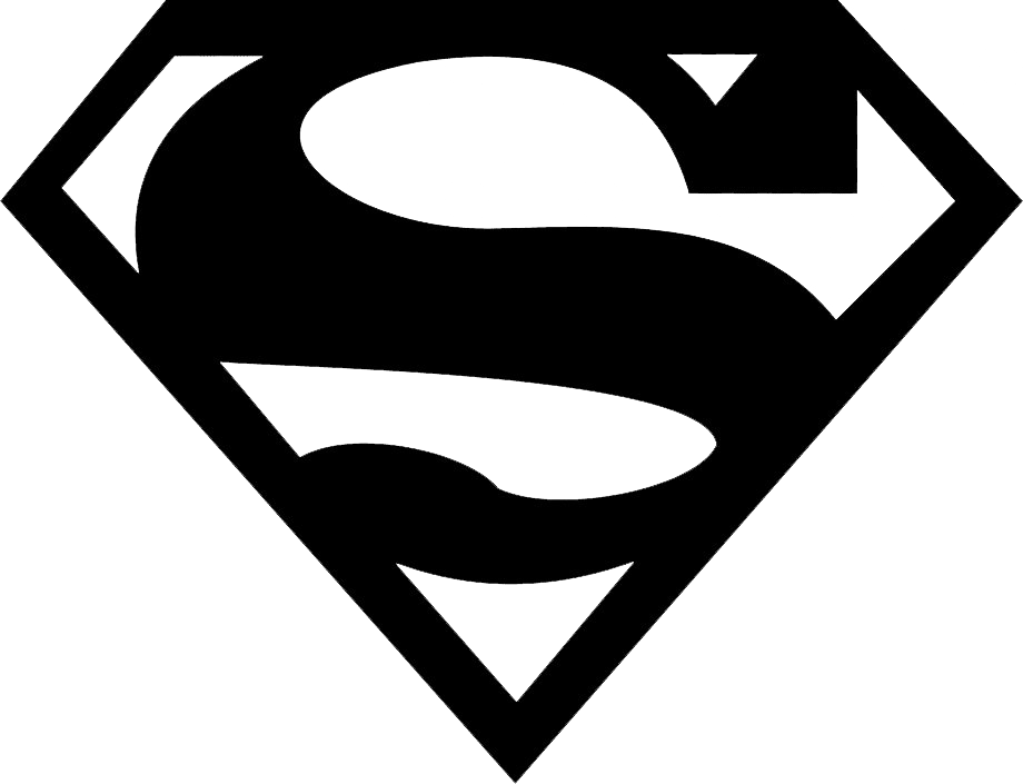 Superman-logo PNG-beeld Transparant
