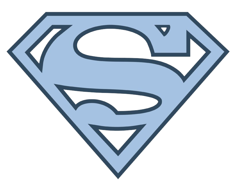 Superman Logo Transparent Background PNG