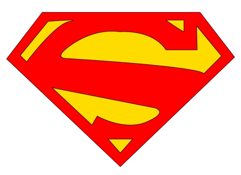 Simbol Superman Foto PNG