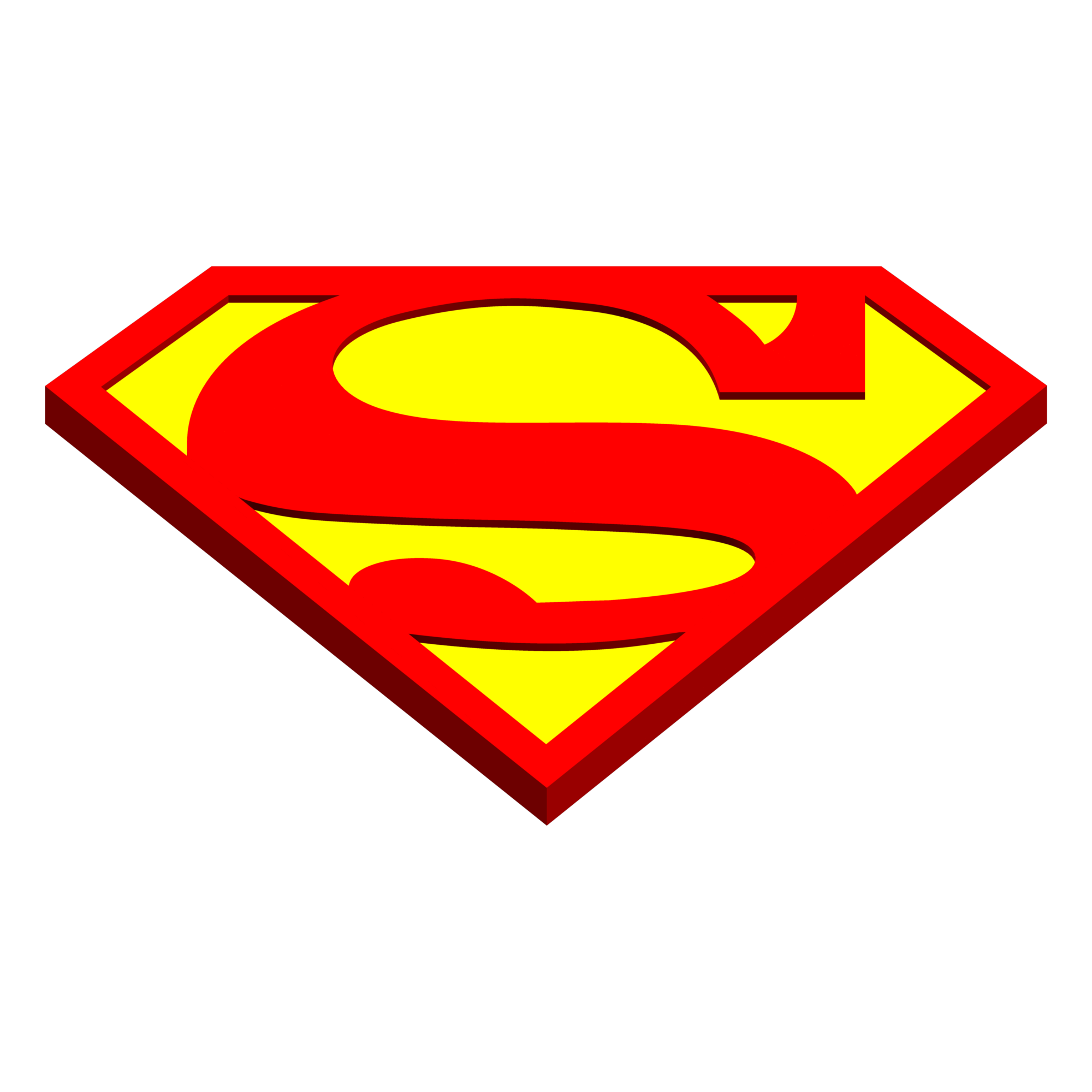 Símbolo Superman Fondo Transparente PNG