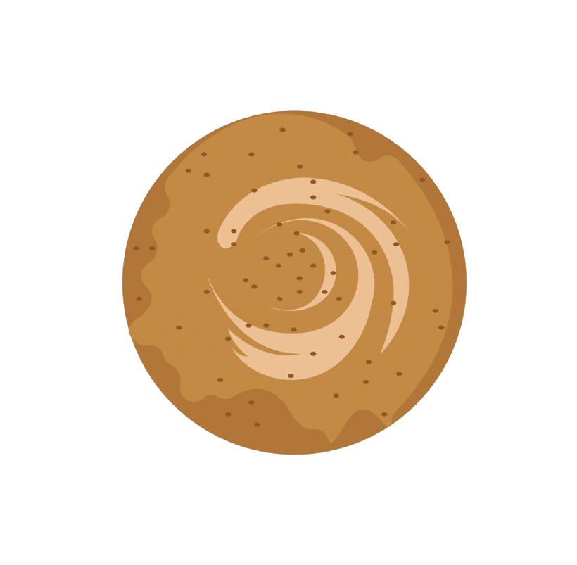 Top View Cappuccino PNG Background Image