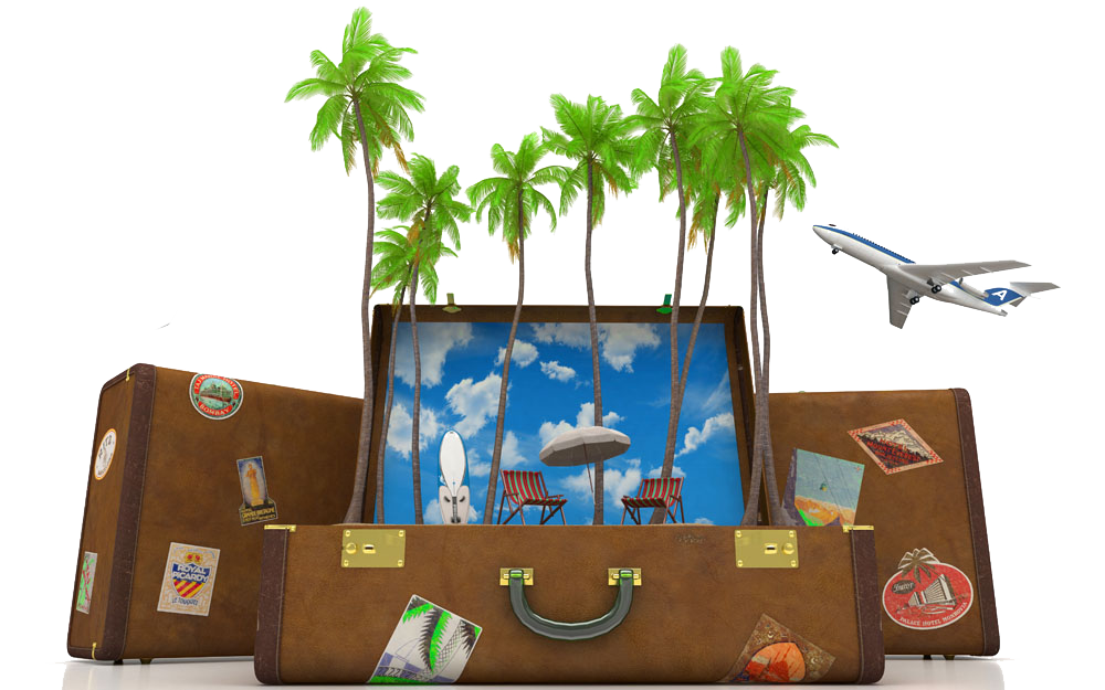 Travel Suitcase PNG Unduh Image