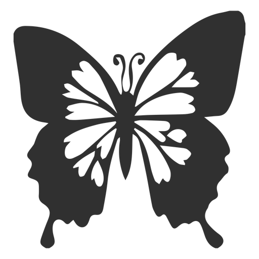 Векторная Black Butterfly PNG Скачать изображение
