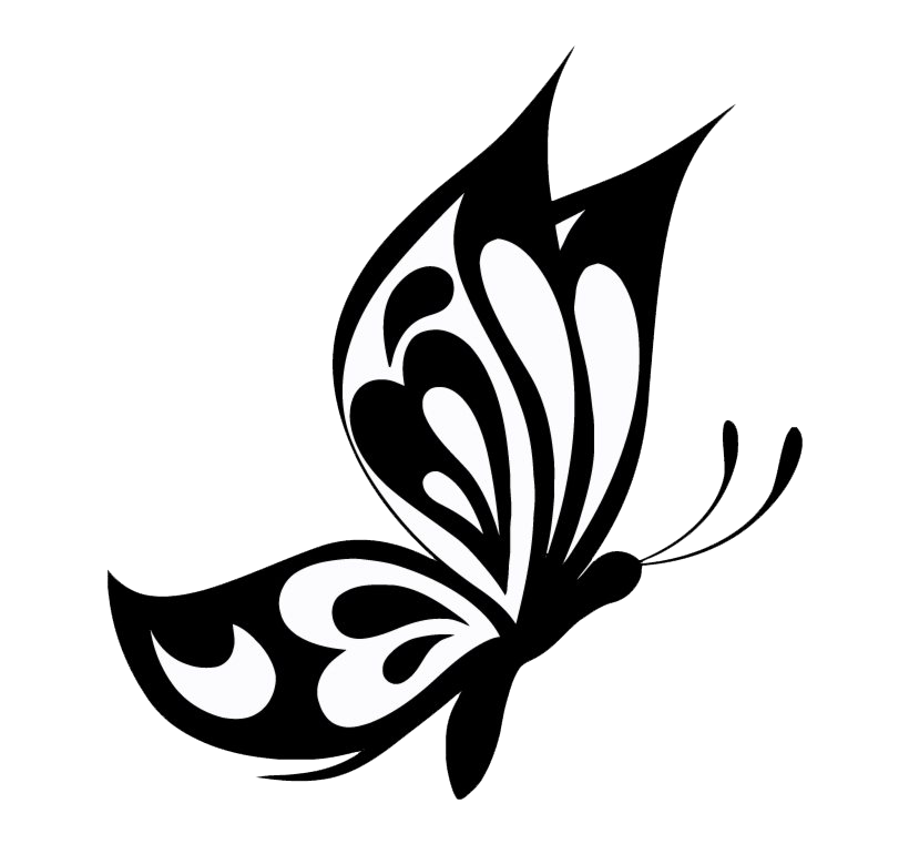 Vector Black Butterfly PNG Transparent Image | PNG Arts