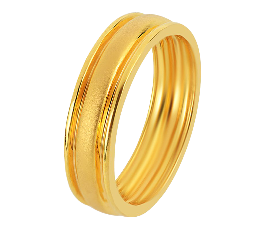 Wedding Gold Ring PNG Transparent Image