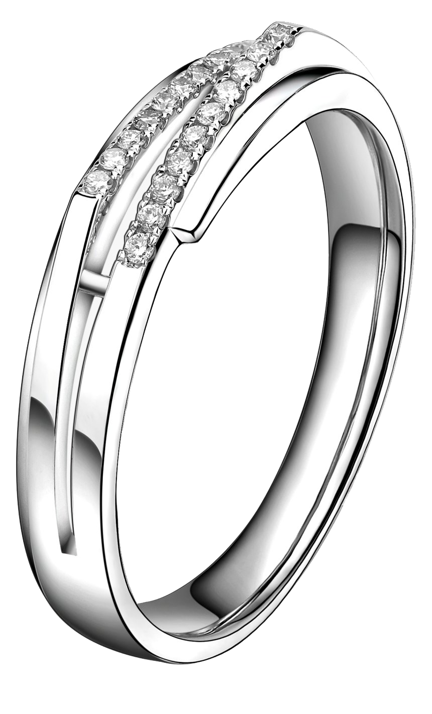 Wedding Silver Ring PNG Image Background