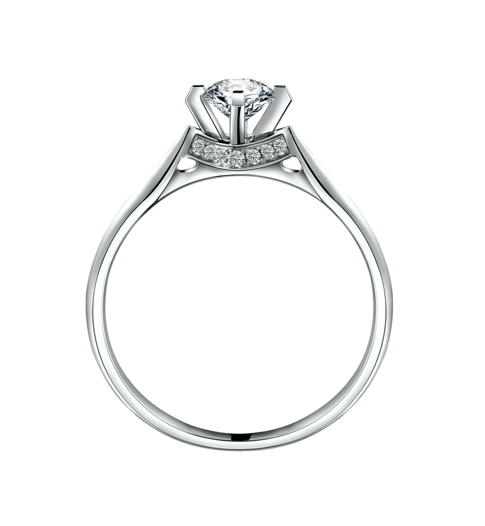 Imagens transparentes de anel de prata de casamento