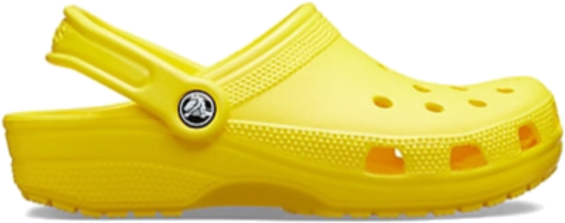 Yellow Crocs PNG Download Image