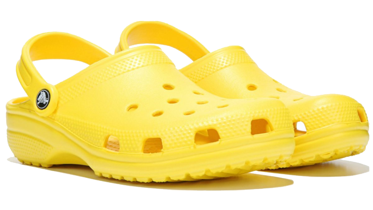 Yellow Crocs PNG Free Download