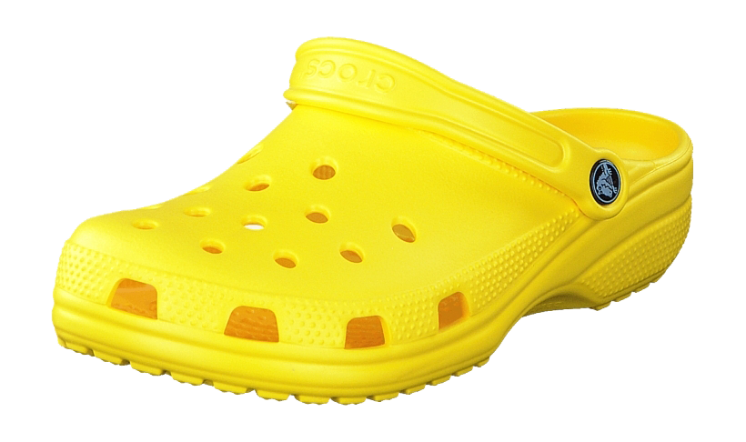Yellow Crocs PNG Image Background