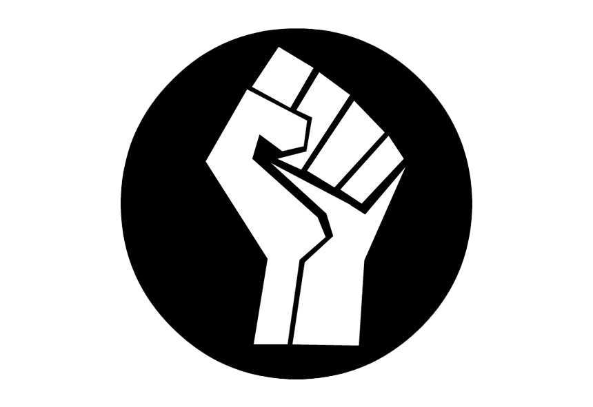 Black Lives Matter Fist PNG Image Background