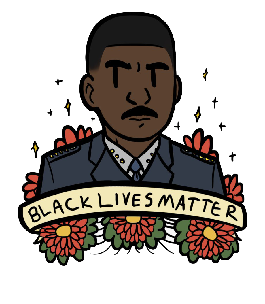 Black Lives Materi Logo Gratis PNG Gambar