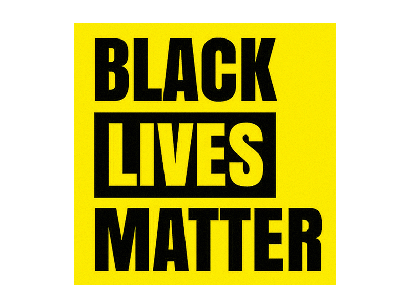Black Lives Matter Logo PNG Image Background