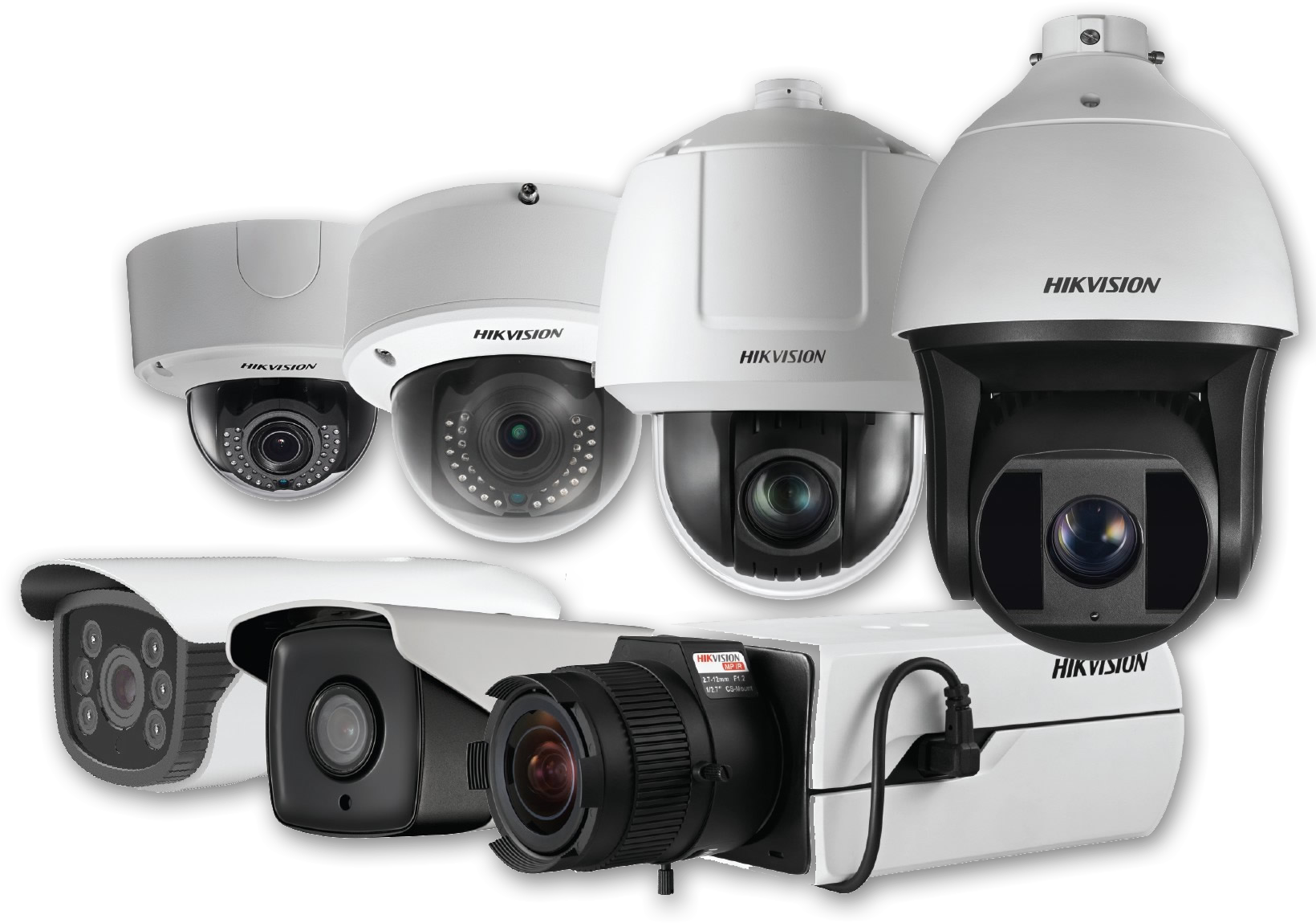 CCTV-Kamera-transparentes Bild